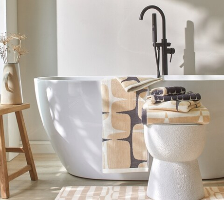 Коврик для ванной 50x90 Blanc des Vosges Scion Living Lohko Beige бежевый