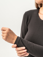 Лонгслив женский черный