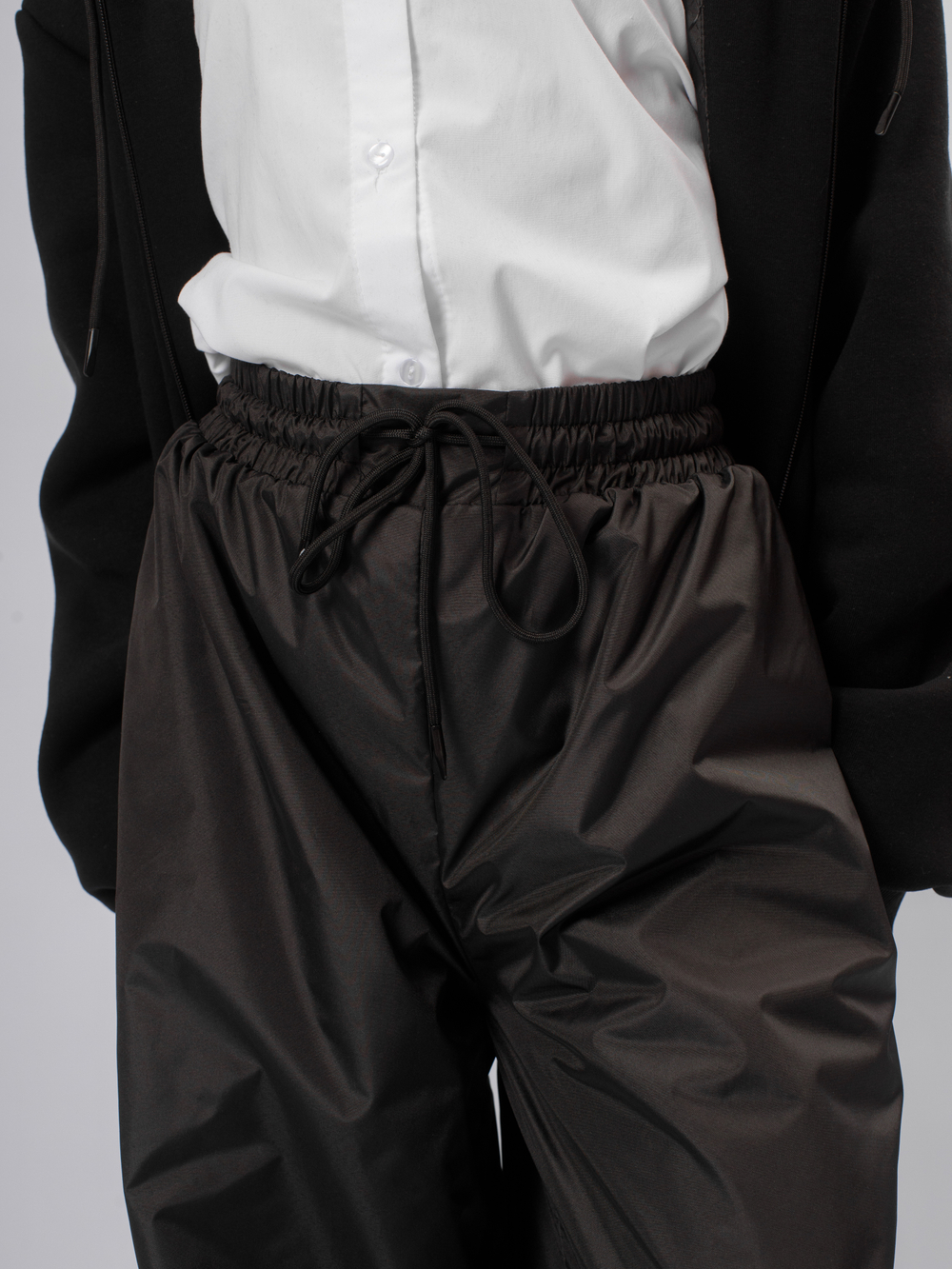 Брюки утепленные черные