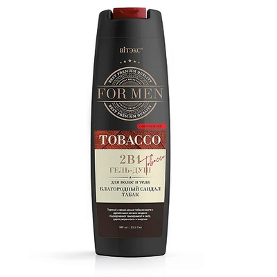 Вiтэкс men гель для душа 2в1 Tobacco 400мл