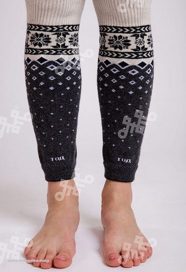 Гетры из монгольской шерсти