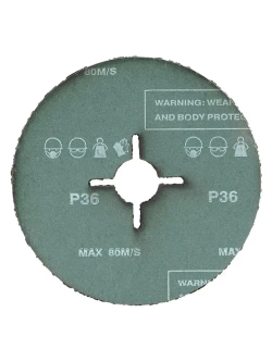 125мм Р36 Фибровый шлифовальный круг (5шт.) SHARPSPLITER для работ по металлу с зерном оксид циркония
