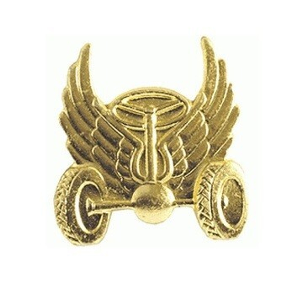 Эмблема петличная Автомобильные войска золотая нов/обр
