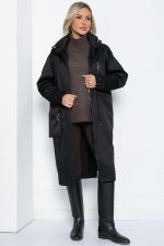 Плащ Весна близко (черный) Б12513-7 LT Collection