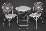 Стол Secret De Maison Patio стальной сплав, 60Dх70см, butter white