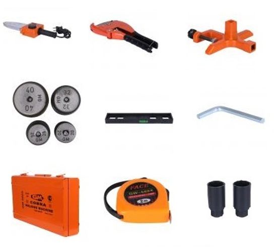 Набор сварочного оборудования Cobra GM 0005 20–40 (90) мм 1500 Вт для полипропиленовых труб