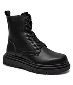 Кожаные высокие сапоги ENGLISH Armani Exchange - черный(XUM018 XV874)