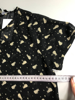 Блузка Froggy с котиками, милая, маркировка M, на 46 размер