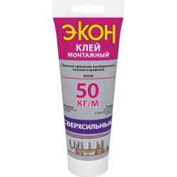 Жидкие гвозди Экон 1378329 Монтажный клей сверхсильный туба 200 гр.