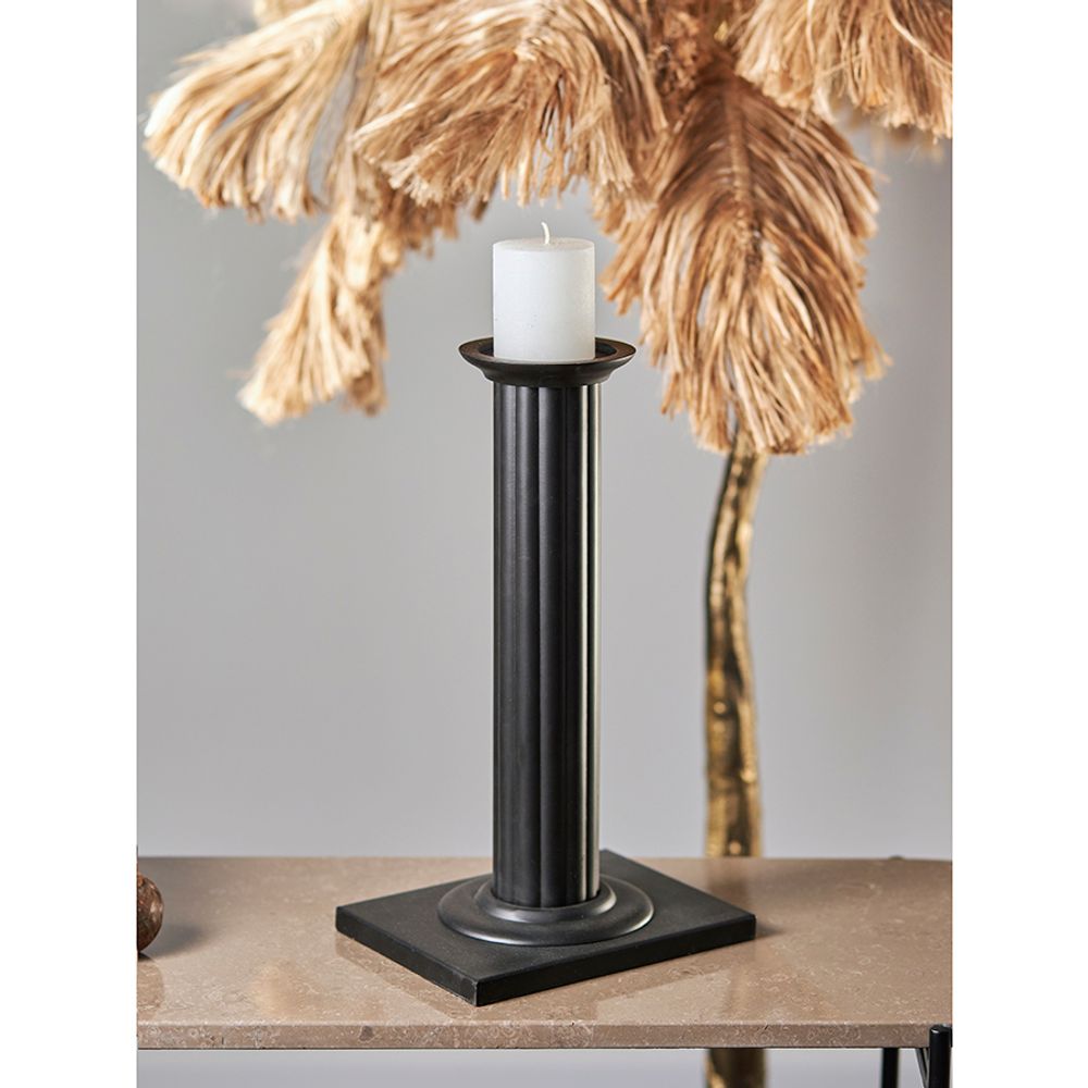 Подсвечник Nels, 25 см, черный