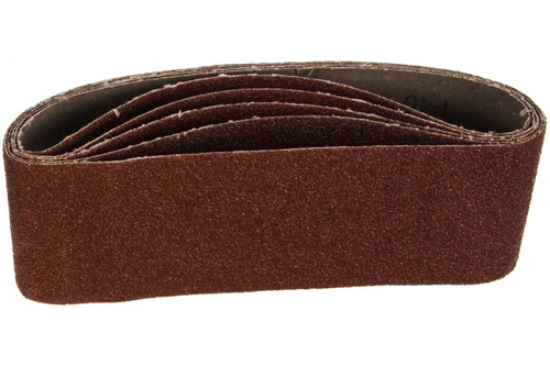 Лента шлифовальная бесконечная СТАНДАРТ на тканевой основе (5 шт; 75х533 мм; P40) для ЛШМ Зубр 35342-040