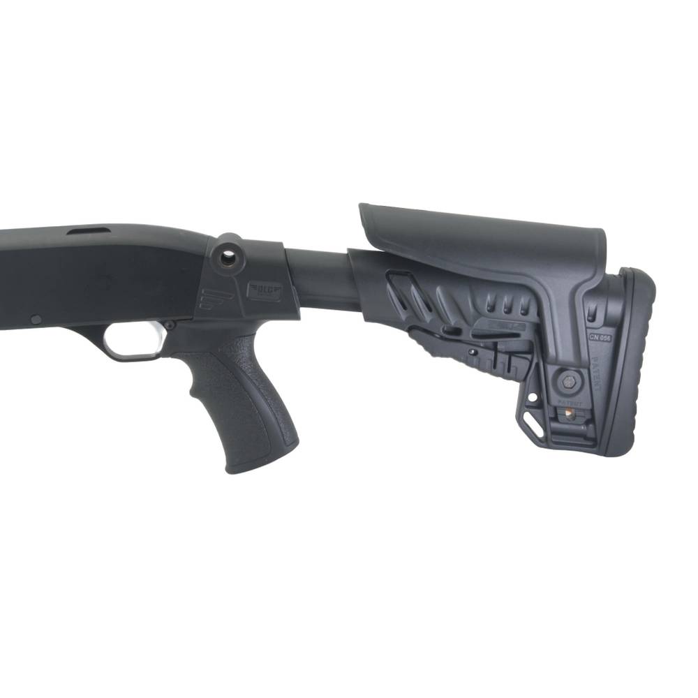 Приклад телескопический со щекой на Бекас 12, 16, DLG Tactical, черный