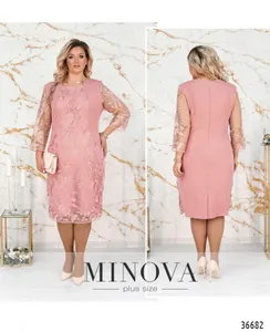 Платье 385СБ-пудра Minova