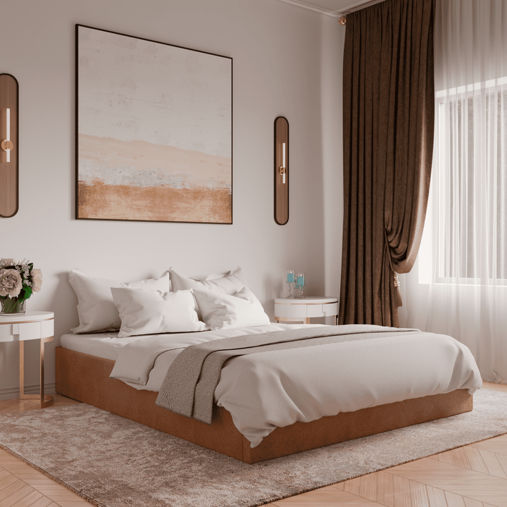 Двуспальная кровать с настилом Бокс, 140х200