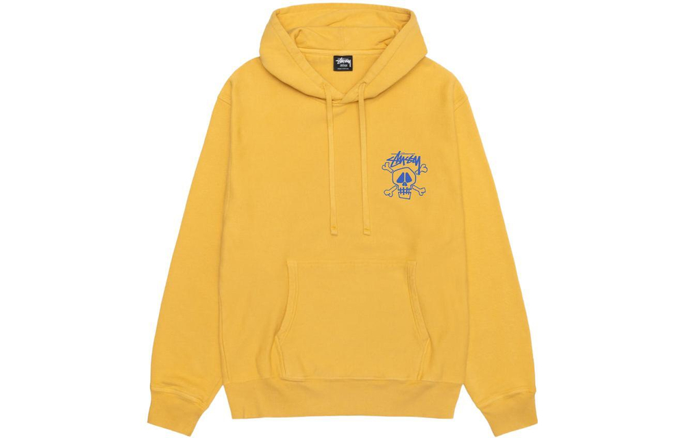 Худи Stussy FW23 SKULL & BONES HOODIE PIGMENT DYED, 1924943