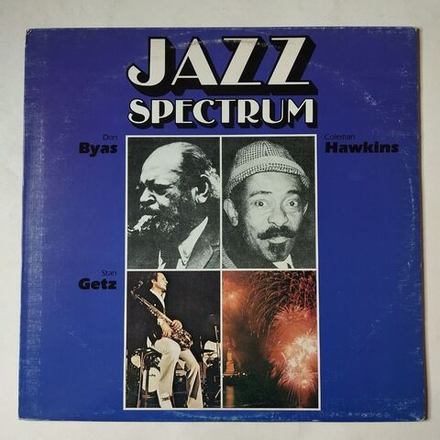 Винтажная виниловая пластинка LP Coleman Hawkins, Stan Getz, Don Byas Jazz Spectrum (Italy 1978)