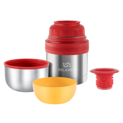 Термос универсальный (для еды и напитков) Relaxika 201 (0,5 литра), стальной