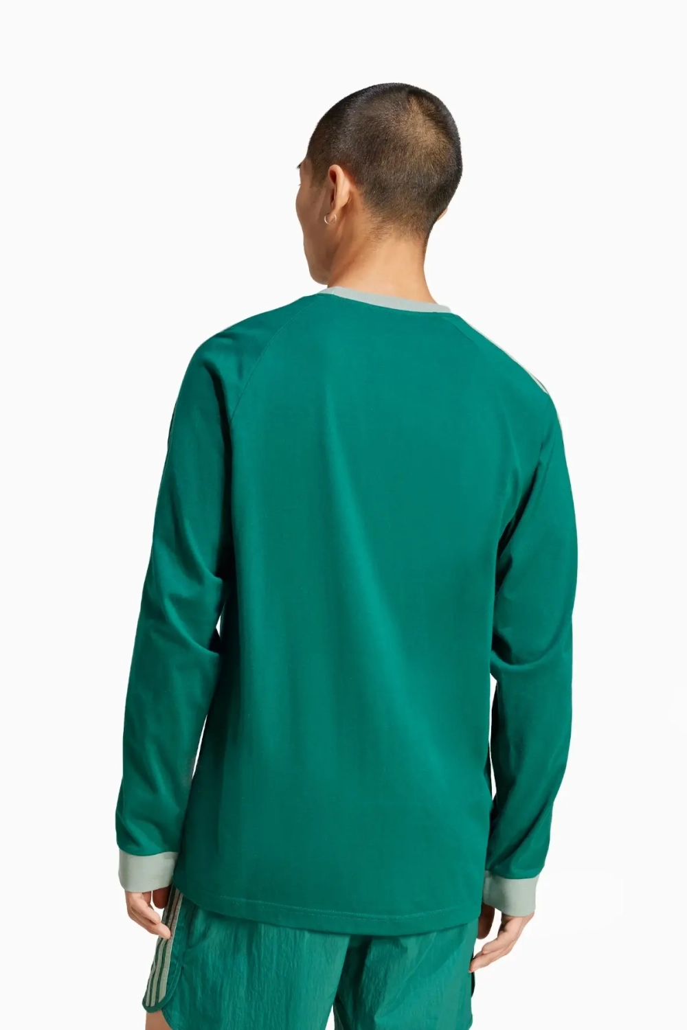 Футболка с длинными рукавами adidas Adicolor Classics 3-Stripes - зеленый