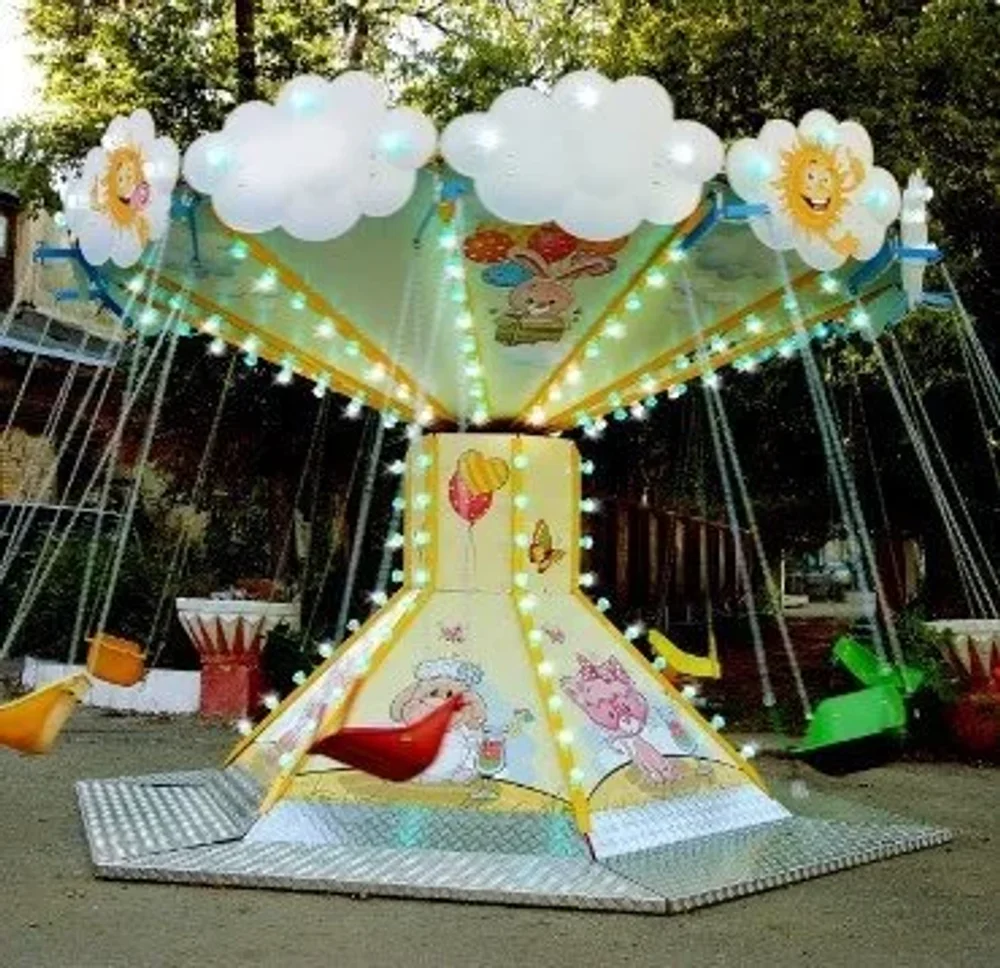 Цепочная Карусель Ветерок 4 грузоподъемность 50 кг/место