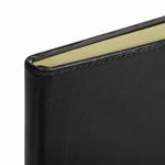 Блокнот БОЛЬШОЙ ФОРМАТ (200х252 мм) В5, BRAUBERG "Income", кожзам, 128 л., клетка, черный, 125204