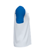 Футболка для падел Joma Academy IV Белая/голубая | Спортивная мужская одежда