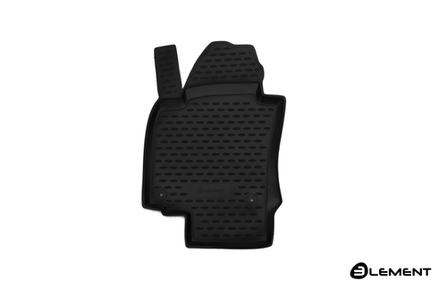 Коврики в салон для SKODA Octavia II, (Typ 1Z) 2004-2013, передний левый, 1 шт. (полиуретан) ELEMENT4503210KFL