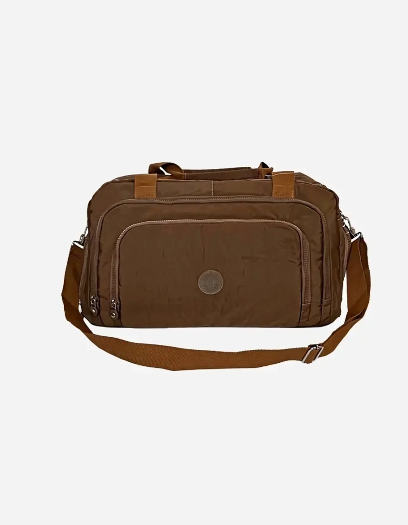 Сумка дорожная JIN YUBO, коричневая, 20 л