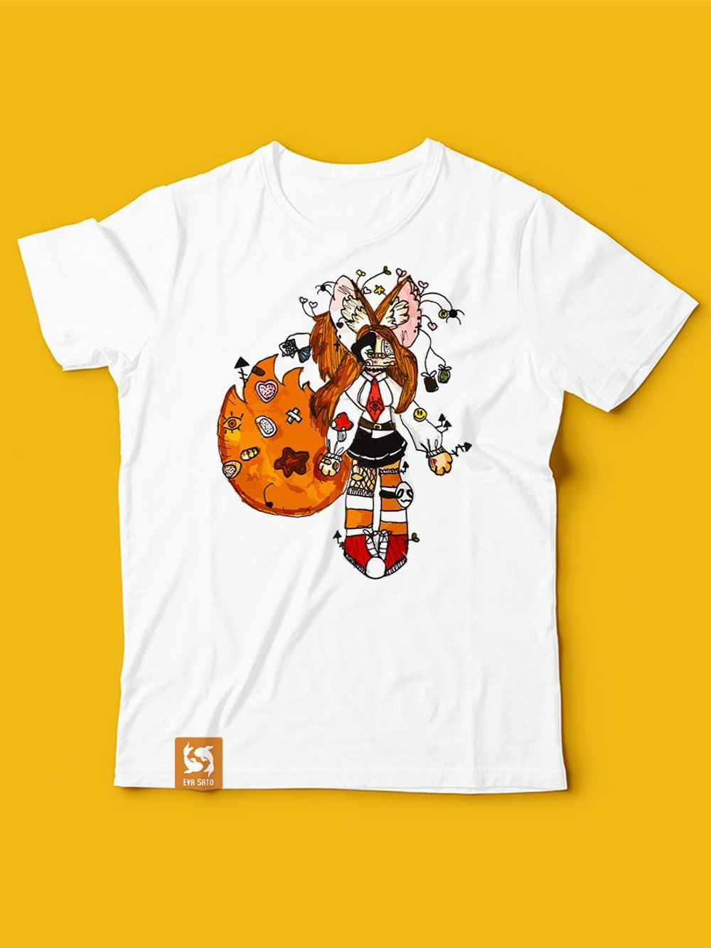 Детская футболка с принтом Soul (Размер: 140-146) (Цвет: белый)