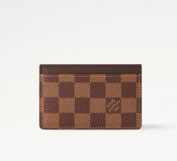 Визитница Louis Vuitton из канвы Damier, коричневый