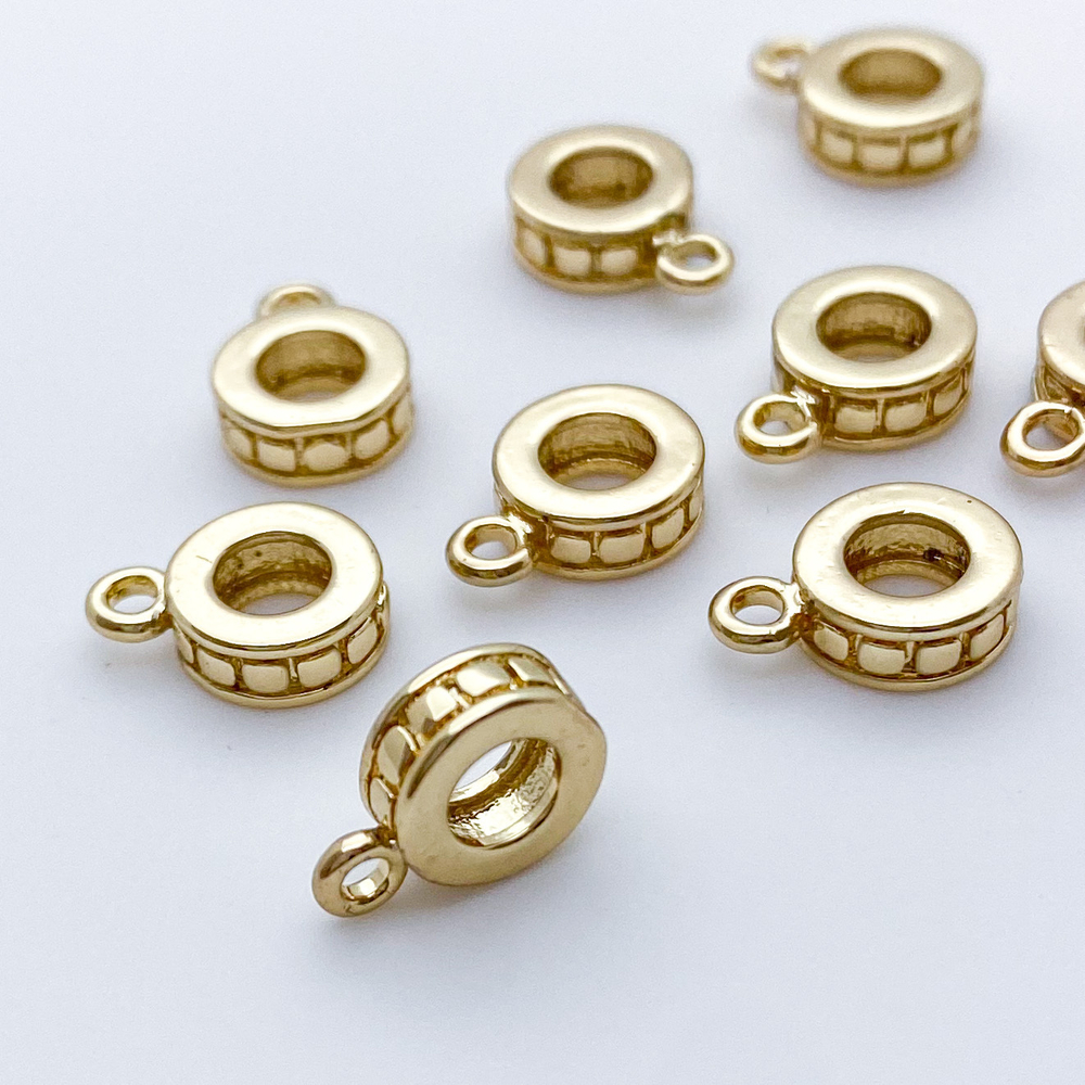 Бейл, цвет золото, размер 10*3 мм, цена за 1 шт