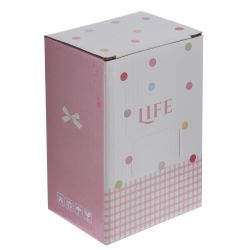 GAEM Кружка с крышкой и трубочкой, 350 мл, L9,5 W6 H18 см, 4в.