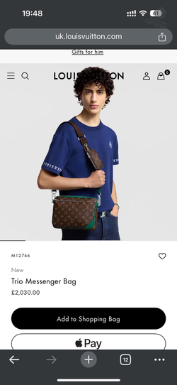 Сумка через плечо/мессенджер Louis Vuitton Trio