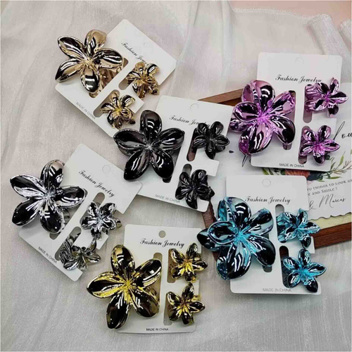 Набор заколок из 3х шт Цветы