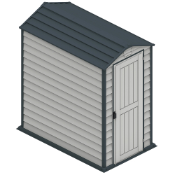 Пластиковый сарай-хозблок EverMore ( 180,5х102,6х190,8)