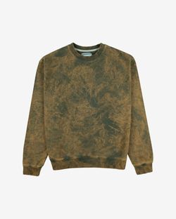 Толстовка Acid Wash олива