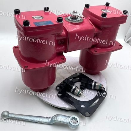 WKRFDON330DAL10D1.X/-L24 - Сливной фильтр гидравлический сдвоенный модели RFD тонкость фильтрации 10 мкм, типоразмер 330, вид присоединения: фланец SAE 2" (DN50), материал корпуса - алюминий, рабочее давление до 25 бар, визуально-электрический (лампа с напряжением 24В) индикатор загрязнения