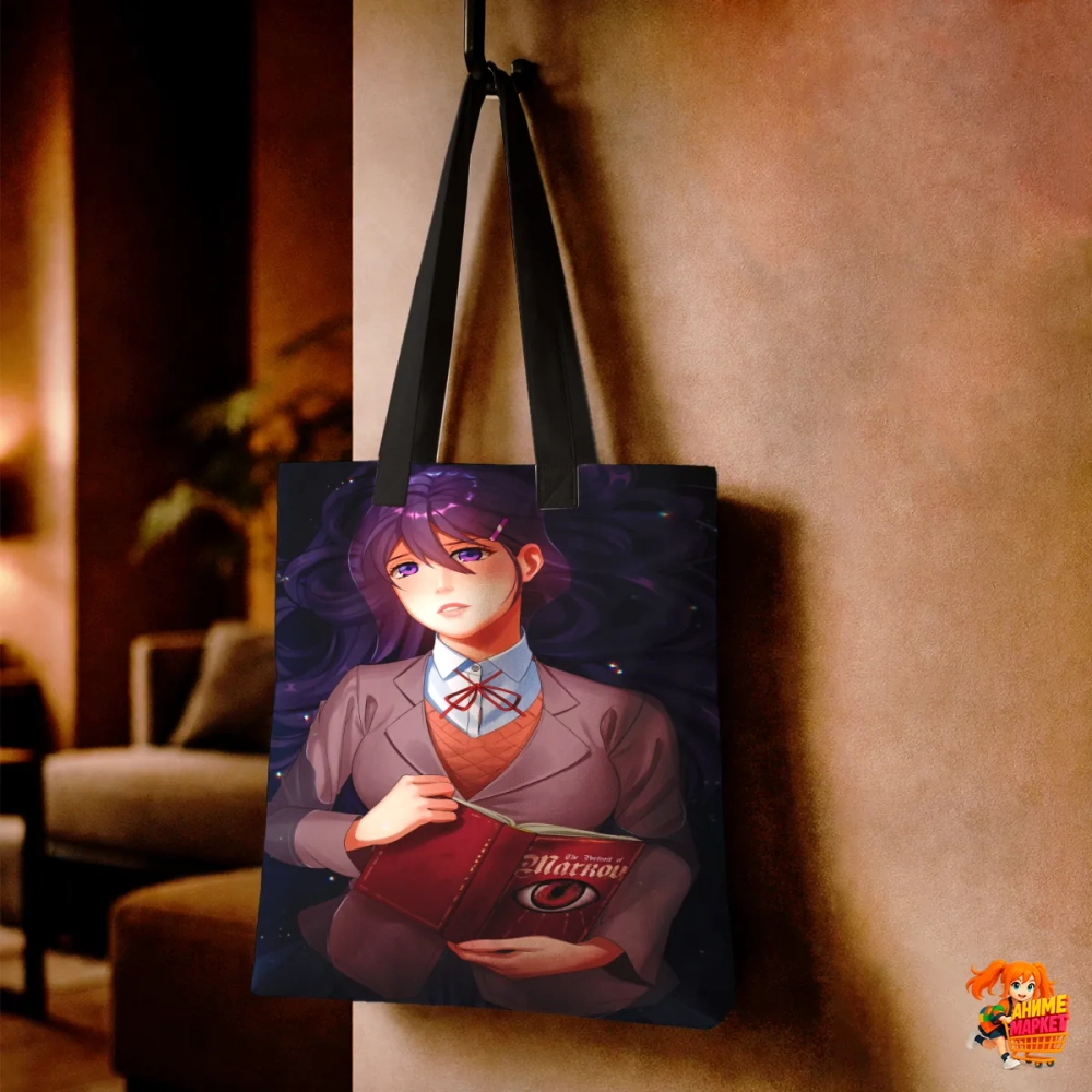 Сумка шоппер с принтом Doki Doki