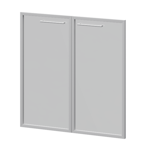 Фасады рамочные стеклянные KZF-28RS(Б) Тонированный 784x20x780 Кортез
