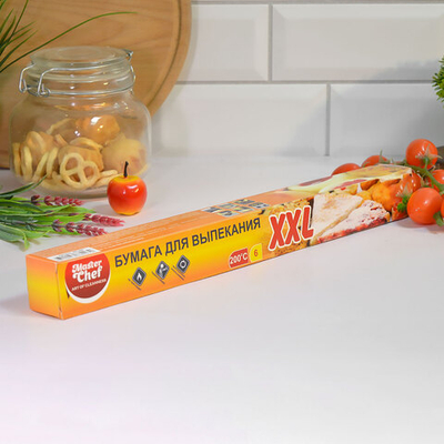 Бумага для выпекания 38см*6м в коробочке, 405-459