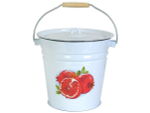 Ведро 12л с крышкой, с рисунком