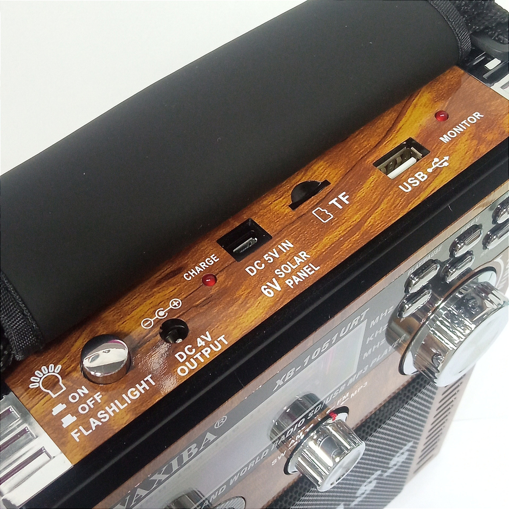 Радиоприемник Waxiba XB-1051URT +MP3плеер Фонарик