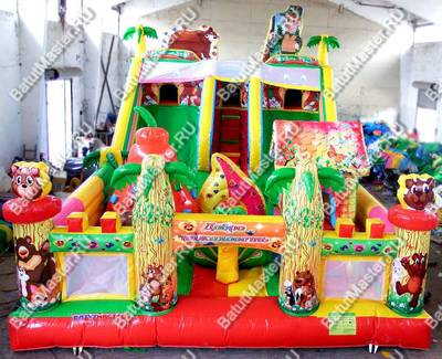 Коммерческий батут "В погоне за медведем 2"