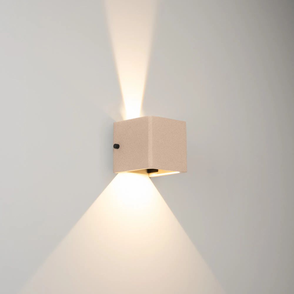 Светильник LGD-PERAN-WALL-S120x120-6W Warm3000 (Light ivory, 0-80 deg, 230V) (Arlight, IP65 Бетон, 3 года) 061760