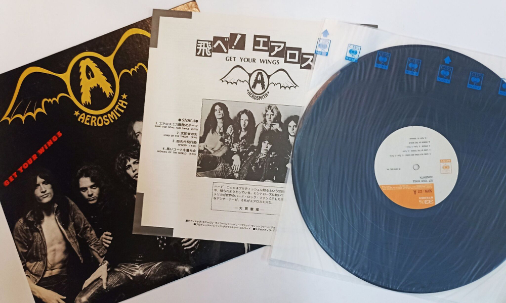 Винтажная виниловая пластинка LP Aerosmith Get Your Wings (Japan 1975) (No Obi)