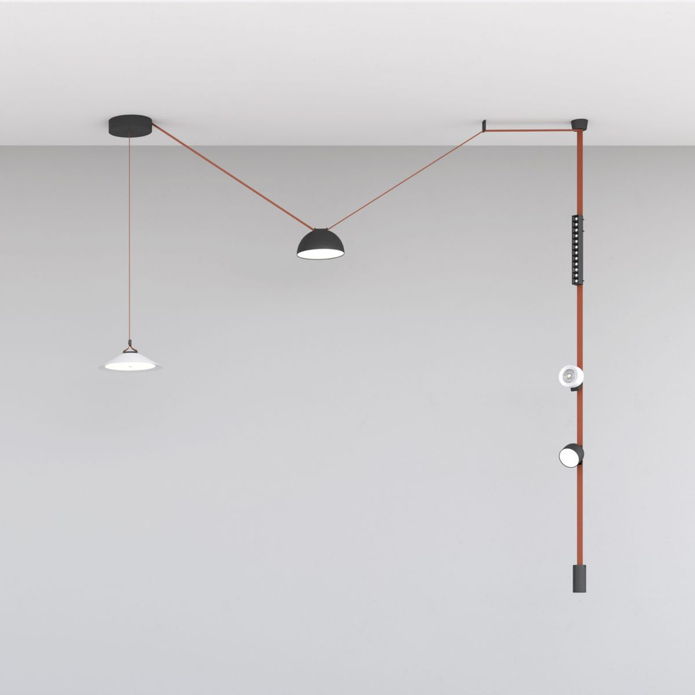 Трековый светильник Denkirs Belty Grill DK5570-BK