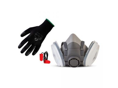 Полумаска 5500P с предфильтрами, адаптерами, держателями Jeta Safety (комплект)