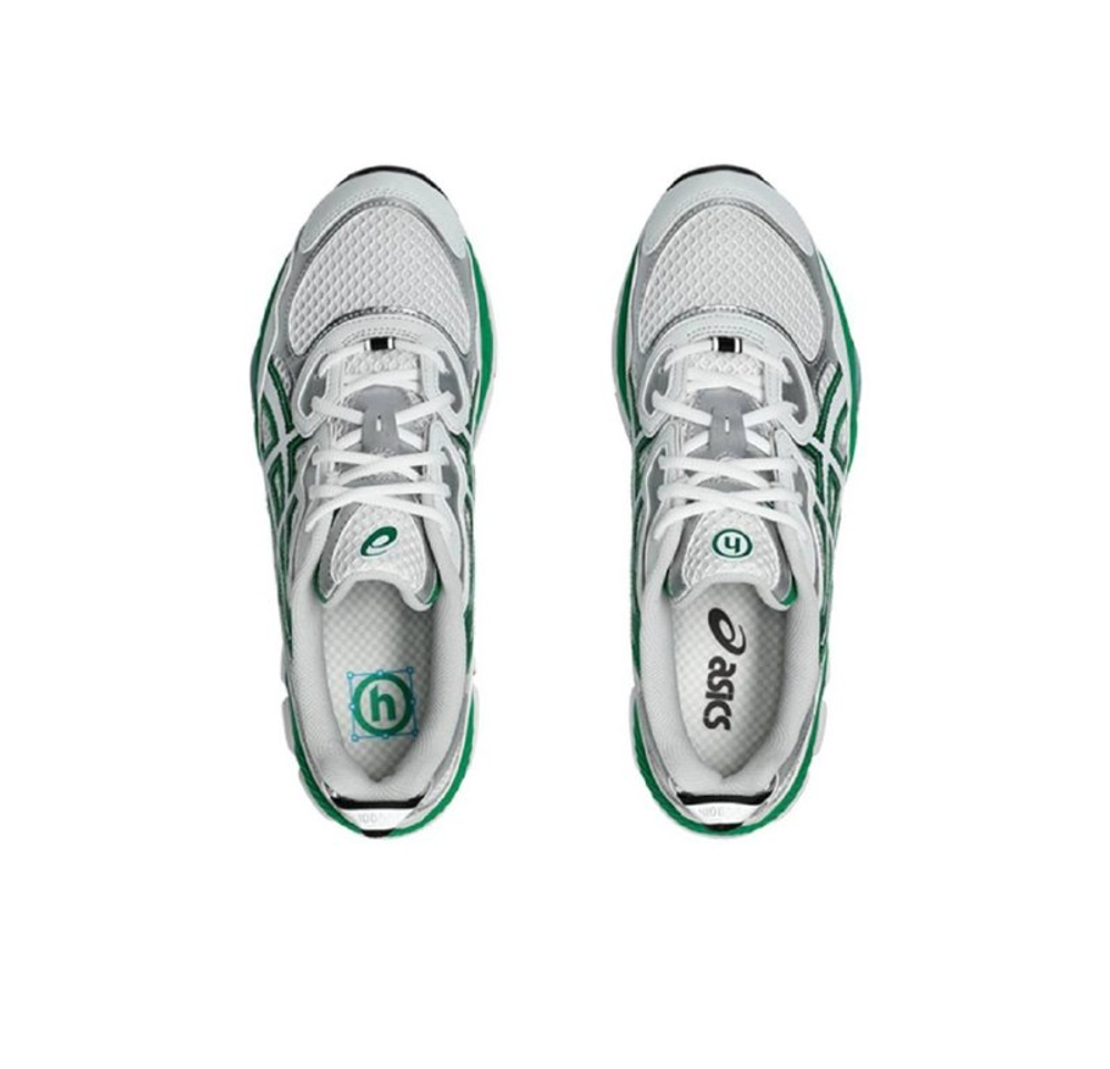 Кроссовки Asics Gel NYC White Jolly-Green x Hidden NY, 1201B001-100