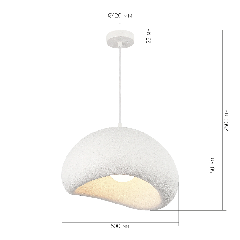 SL1522.513.01 Светильник подвесной WABI SABI E27 1х25W