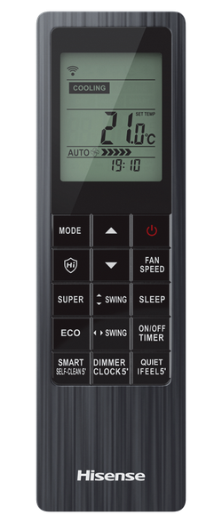 Сплит-система HISENSE, BLACK CRYSTAL Classic A (on/off), AS-10HW4SYDTG5BG / AS-10HW4SYDTG5BW