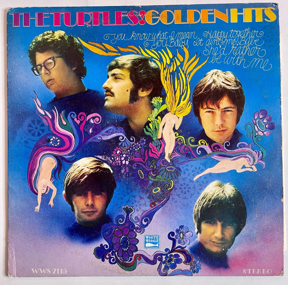 Винтажная виниловая пластинка LP The Turtles Golden Hits (USA 1970)